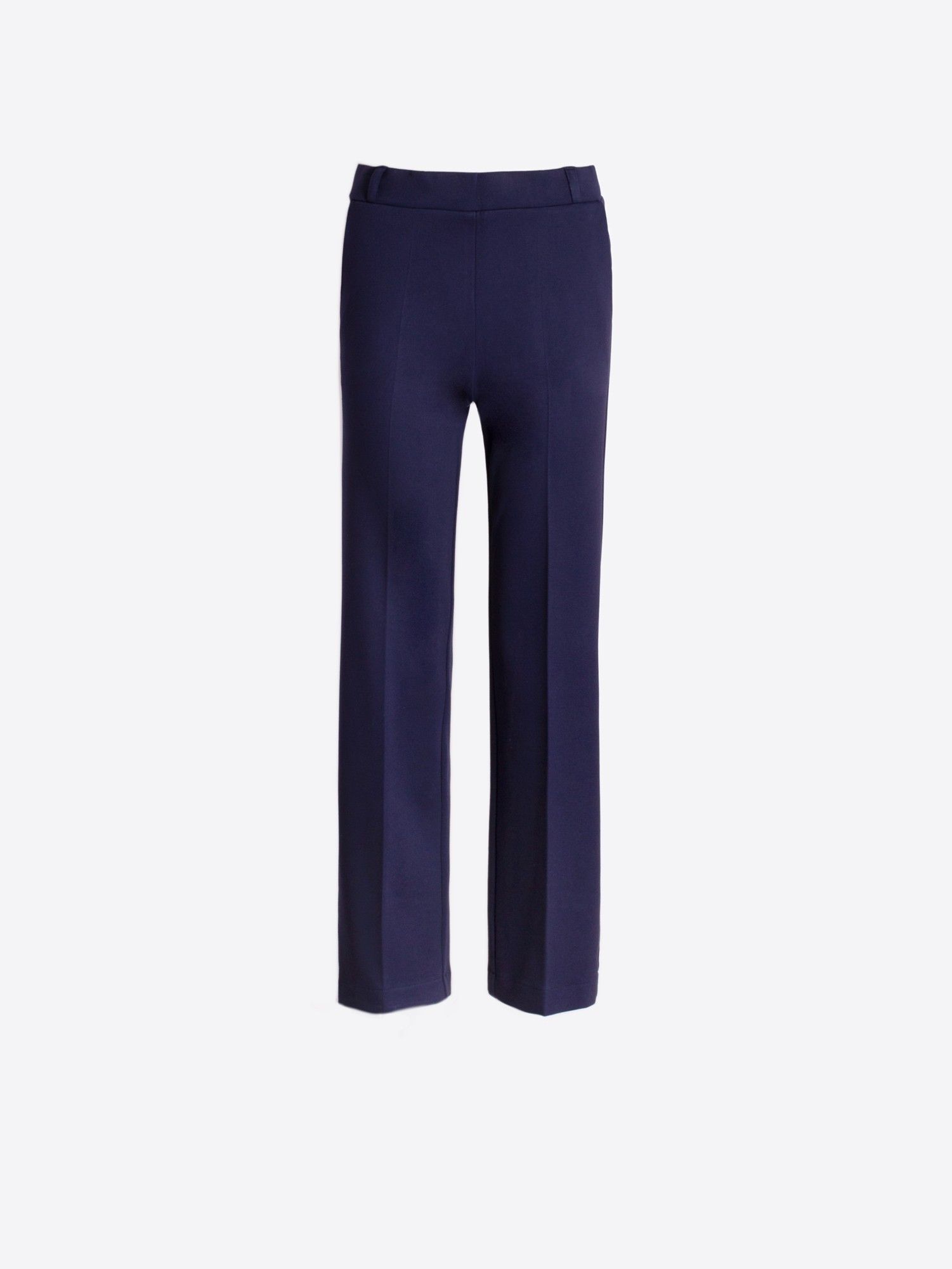 Pantalón Martina azul marino con corte recto
