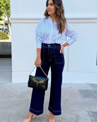 Pantalón Noa denim azul medio