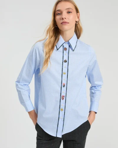 Camisa Mafalda vichy micro