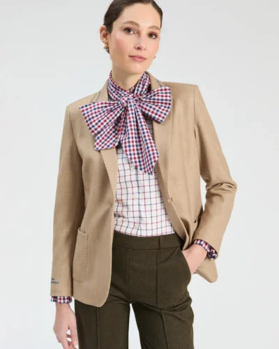 Chaqueta Harlow espiga beige