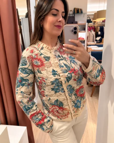 Rebeca Punto Estampado Floral Aldo Martins